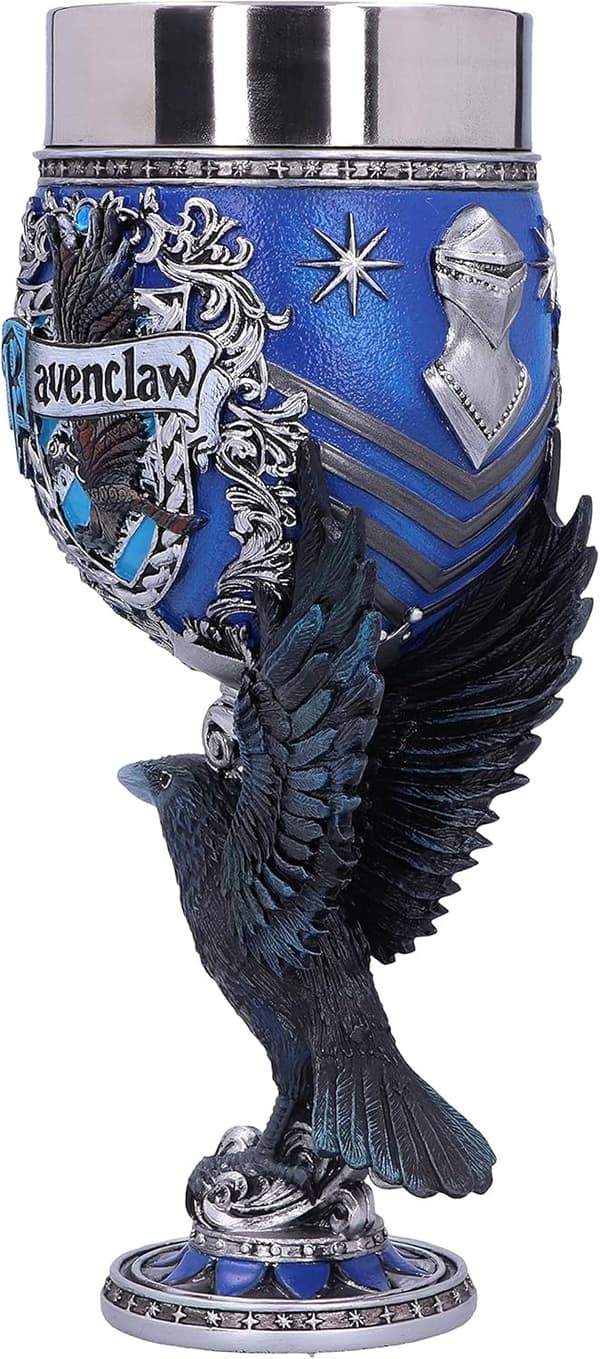 Harry Potter Ravenclaw Hogwarts Hus Kolleksjonsbeger, blå og sølv, 19,5 cm, 200 ml