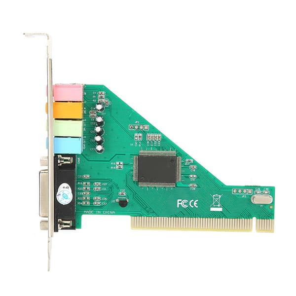 4.1-kanals PCI-lydkort for stasjonær PC - Internt lydkort Stereo Surround CMI8738