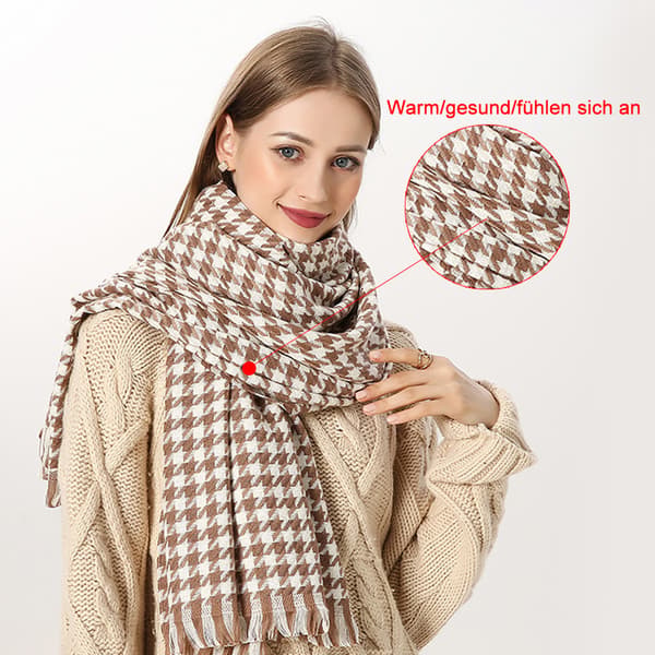 Skjerf for kvinner Vinter Skjerf for kvinner Kaldt vær Skjerf & Sjal Dameskjerf Khaki