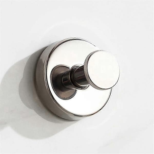 Heavy Duty Suction Cup Wreath Hanger for Glass Doors, Mirrors, Holds 6.8 kg, Silver 4-Pack [DB] Silver Silver
