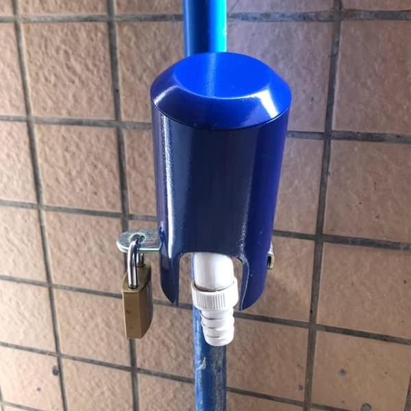 Outdoor Faucet Locking System to Prevent Unauthorized Use and Vandalism - Hose and Housing Lock - Water-Saving Protection