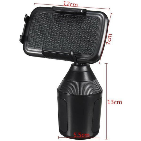 Universell biltelefonholder, koppholder for smarttelefoner, maks diameter 5,7 cm - 8,9 cm - Co