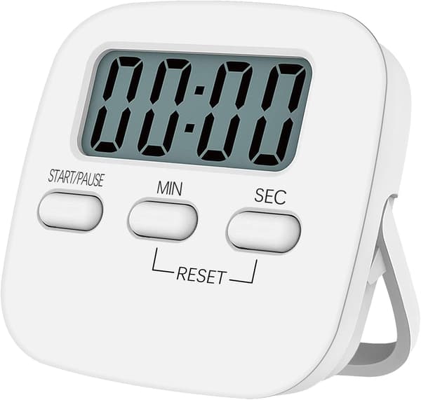 Kjøkkentimer, hvit, 1-pakning