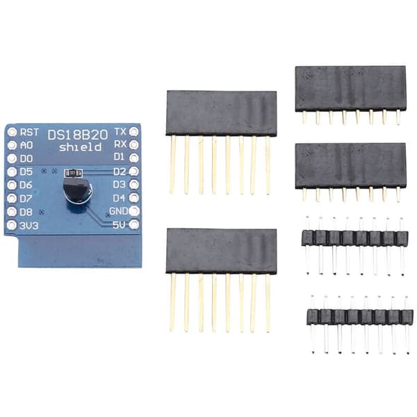 DS18B20 Temperatursensor Shield til Wemos Wemos Wifi udvidelseskort kompatibel med OTA