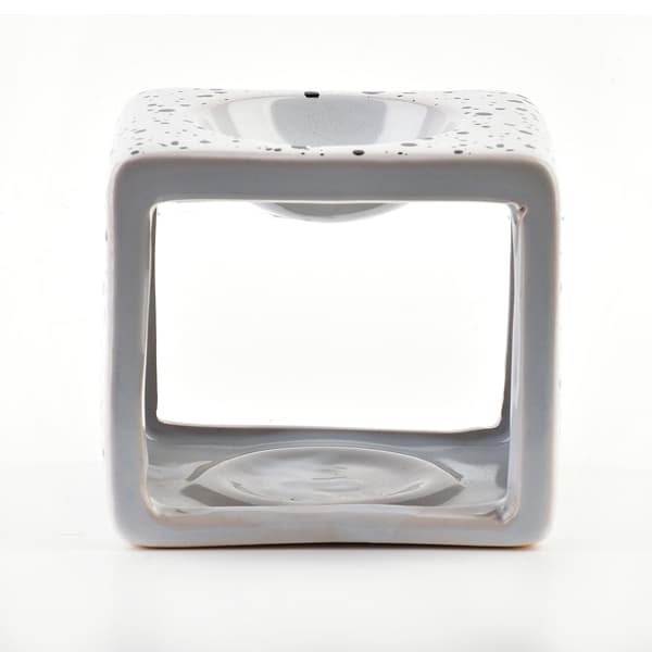 Keramisk aromalampe 9,5x7,5x8,5 cm til duftolier og voks