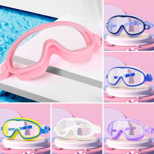 Svømmebriller for barn Svømmebriller MØRKBLÅ mørkeblå mørk blå dark blue