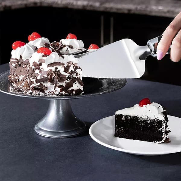Cake Server Pie Pizza Spatula Shovel Cutter Stainless Steel Dessert Slicer Tool