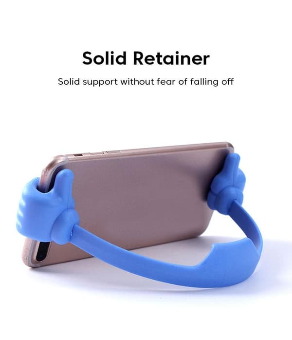 1 pc Universal Mobile Phone Holder - Desk Stand - Thumbs Up - Adjustable