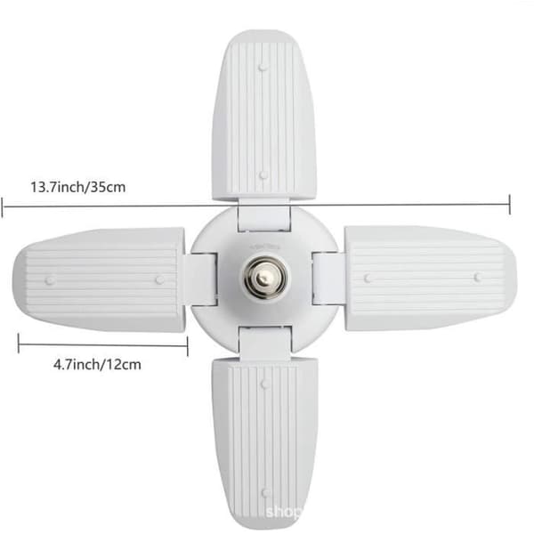 LED Garagebelysning 80W E27/E26 Lagerbelysning LED-loftlys Vit