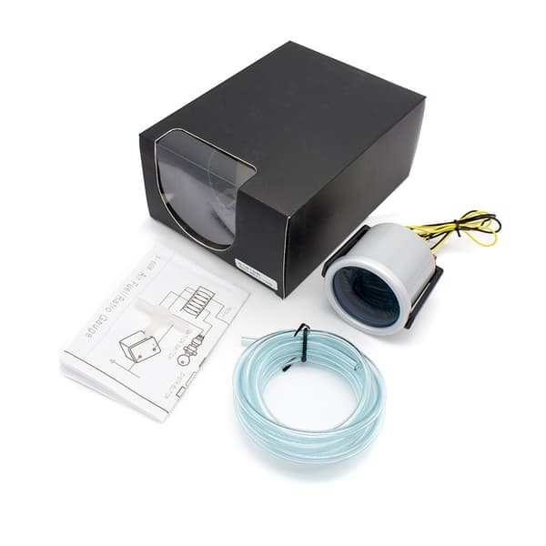 Turbo Boost Mätare 2 Tum 52mm LED Bilmodifiering LED Turbo Boo