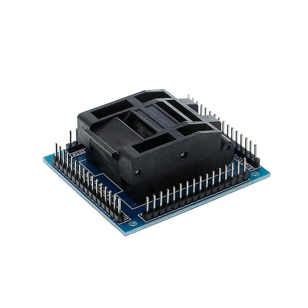 Test Socket Programmer Adapter Conversion Block For 0.5m Qfp64 Tqfp64 Lqfp64 Ic