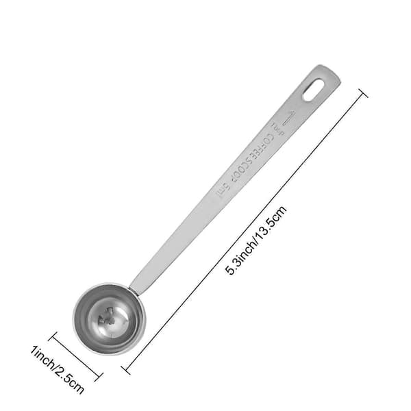 Long Handle Stainless Steel Measuring Spoon, Coffee Scoop, Tablespoon 5ml 10ml 15ml 20ml 30ml 10ML 10ML