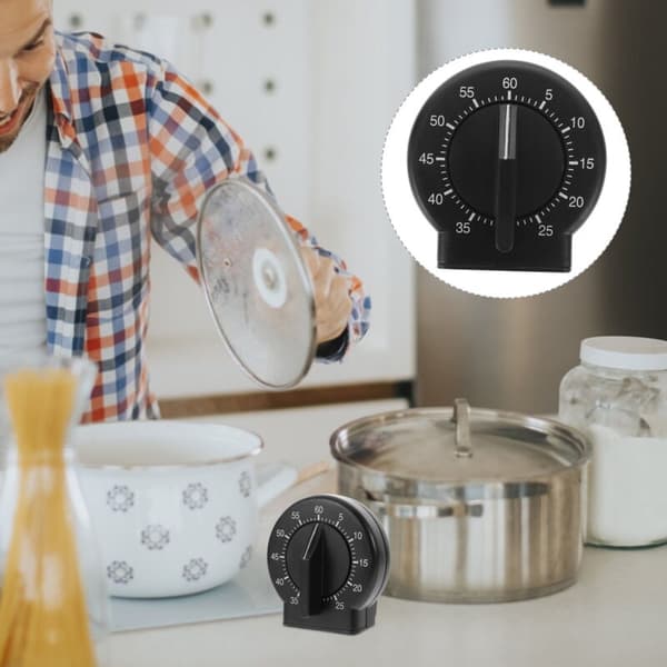 Mekanisk timer til hjem, køkken, madlavning - Kompakt tidsstyringsværktøj