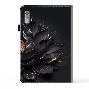 Malet læderetui til Lenovo Tab P11 Gen 2 (Lilla Lotus)
