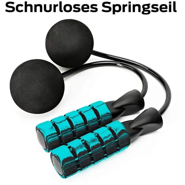 Cordless jump rope with non-slip handle - Exercise jump rope for children and adults