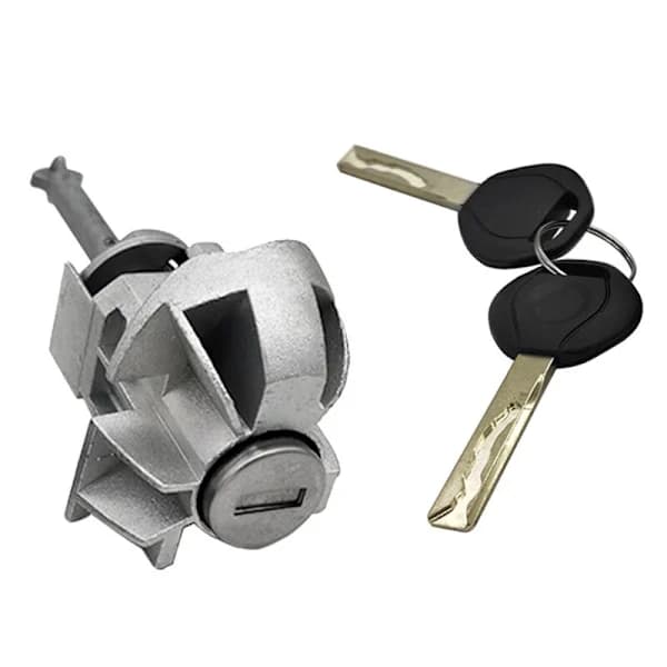 Fits 2001-2006 E46 3-series door lock cylinder, with 2 keys 51217019975 left door