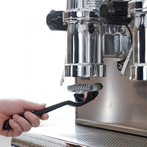 Coffee Machine Cleaning Brush Group Head Brush with 360° Nylon Bristles Plus Detachable Cleaning Brushes