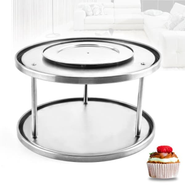 Lazy Susan Organizer, Space-Saving Design 360 Degree Rotation Rotating Spice Rack For Efficient Kitchen Organization