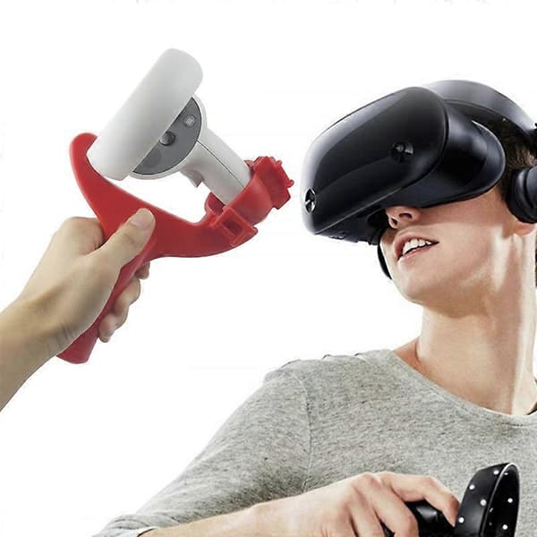 1 Pair Table Tennis Racket Grips Very Realistic Enhance VR Experience L/R VR Controller Paddle Handles for OculusQuest2