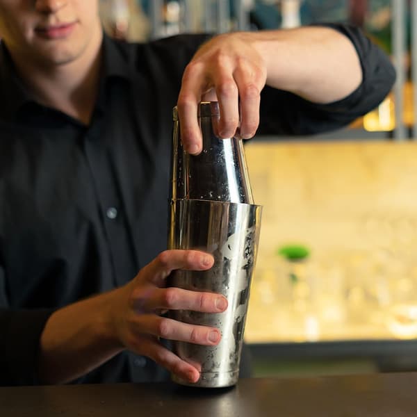 Boston Cocktail Shaker Sæt i Rustfrit Stål - 18oz & 28oz Vægtet Tin on Tin