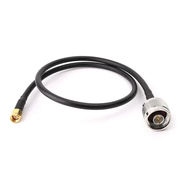 N-han til RP-SMA-han RG58 pigtail-kabel RF-koaksialkabel 3m