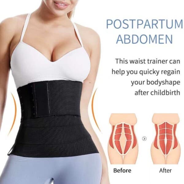 Free Size Corset Waist Shaper 3m Black