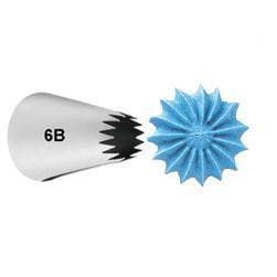 Wilton 6B Tyl Åben Stjerne Silver silver