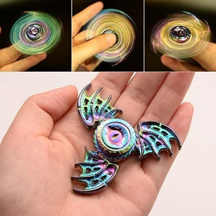 Regnbuefarger, Dragon Wing Fidget Spinner Håndleketøy Spesial Høyytelses Kulelager Anti Stress Spinner