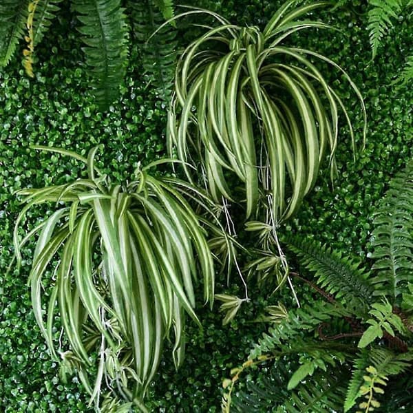 1 Bukett Stor Storlek Simulering Chlorophytum Comosumn Väggdekor Konstgjord Växt 60cm