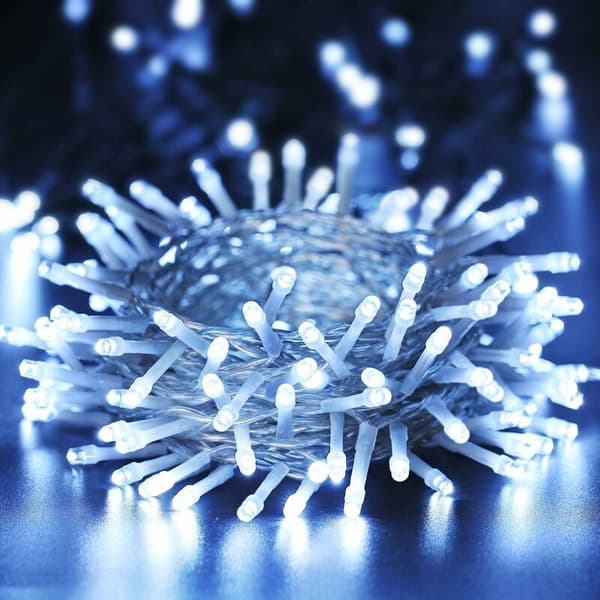 200 LED eventyrlys 20M utendørs vanntett 8 moduser kaldhvit for hjemmebryllup-FY-