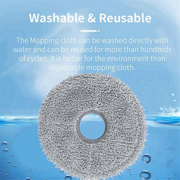 16 stk Moppekluter for X30 / X30 Pro Robotstøvsuger Reservedeler Tilbehør