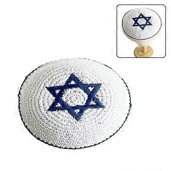 Kippah Prayer Caps for Men Soft Knitted Muslim Headwear Kufi Headwear Multiple Patterns Traditional Caps (Section 3)