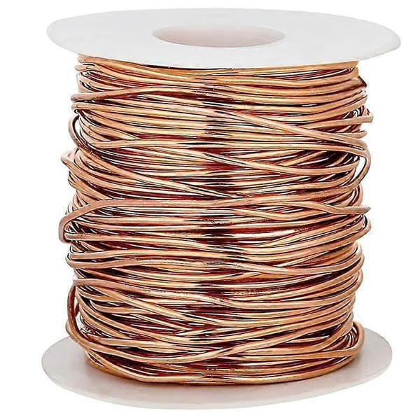 99,9% Soft Annealed Copper Wire, 18 Gauge/ 1 mm Diameter, 213 Feet/ 65 M, 1 Pound Spool Pure Copper Wire