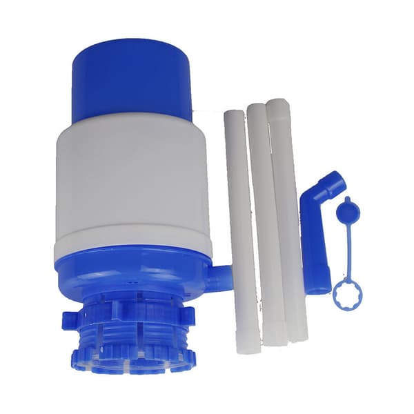 Manuell vattenpump för flaskor upp till 20 liter med 55 mm kapseldiameter, kompatibel med standardvattenflaskor för hem, kök, camping, kontor