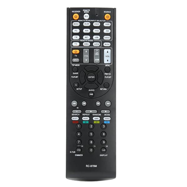 RC-879M Replacement Remote Control Fits for ONKYO AV Receiver TX-NR535 TX-SR333 HT-R393 HT-S3700