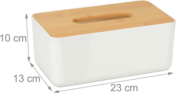 Serviettholder med bambustopp, tørkedispenser for baby, kjøkken serviettholder