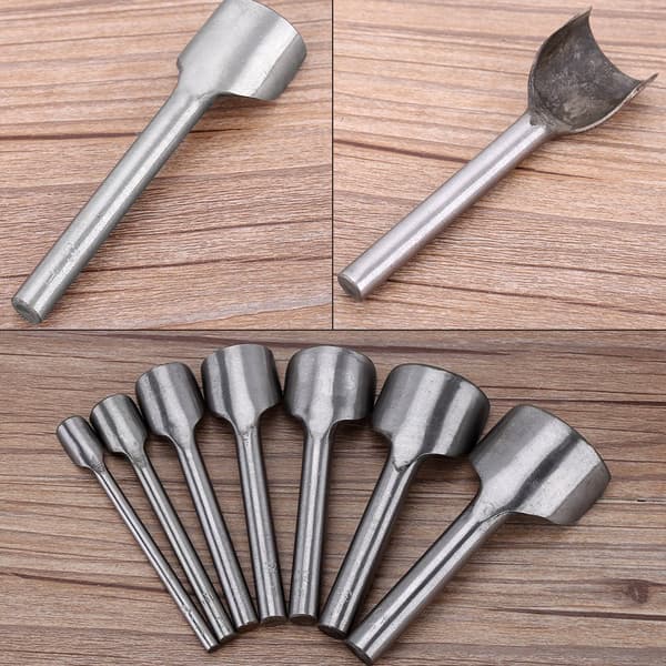 Leather Tool Awl Arc-shaped Punch Tools Leather Craft Cutting A_OF
