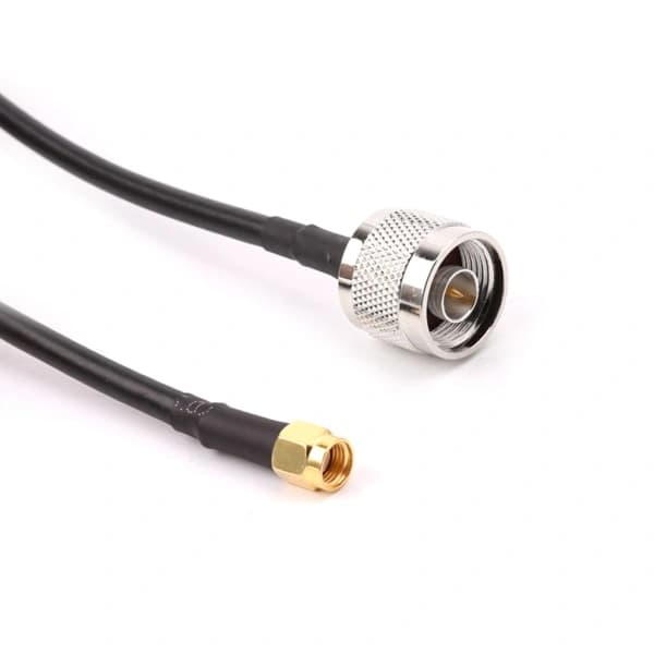N-han til RP-SMA-han RG58 pigtail-kabel RF-koaksialkabel 3m