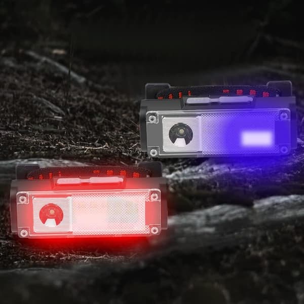 Headlamp USB Rechargeable Super Bright LED Headlight with 4 Modes Light, Outdoor 90° Rotation Waterproof