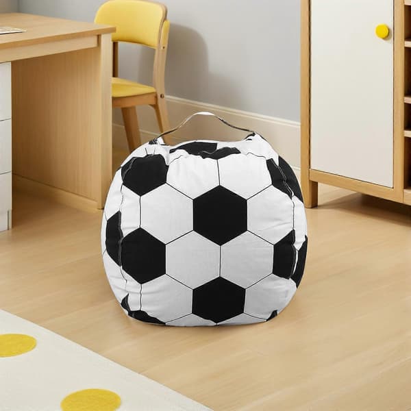 Football Storage Bag for Stuffed Animals for 1 Bean Bag