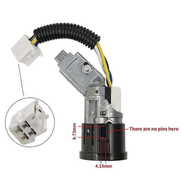 Suitable For 107 C1 N0501412 N0502200 Ignition Lock With 2 Keys [DB]