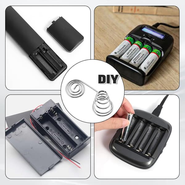 30 stk AA-batterikontakter Terminaler Erstatning for batterirom