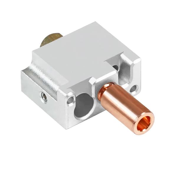 Til V400 3D-printer Hotend Dyse Ekstruder Dele Printhoved Messing Varmeblok Hals Kobberbelagt Som Vist As Shown