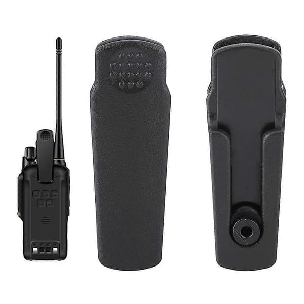 10 stk Vanntette Svarte Walkie Talkie Belteklips Tilbehør For BAOFENG UV-9R Plus