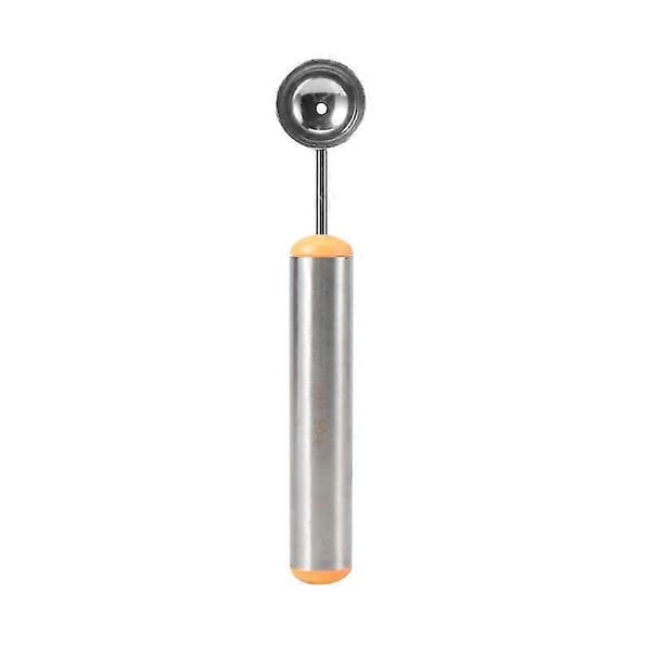 Stainless Steel and PP Fruit Scoop Orange
