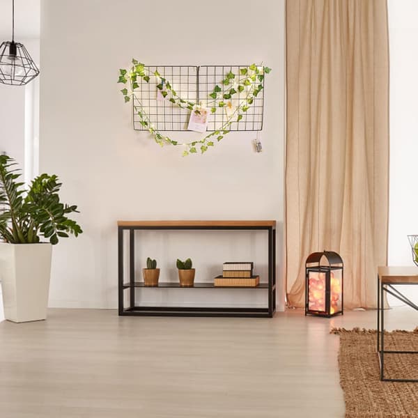 Ivy Light String, 2m 20 Ivy Garland LED Light String Leaf Light String Vine Light Wreath Artificial Green Leaf Party Wedding Garden Decor