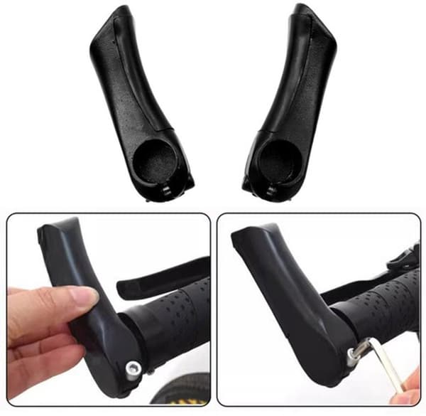 Cykelgreb - 1 par Deputy-greb - Professionelle skridsikre greb - Ergonomisk grebssæt