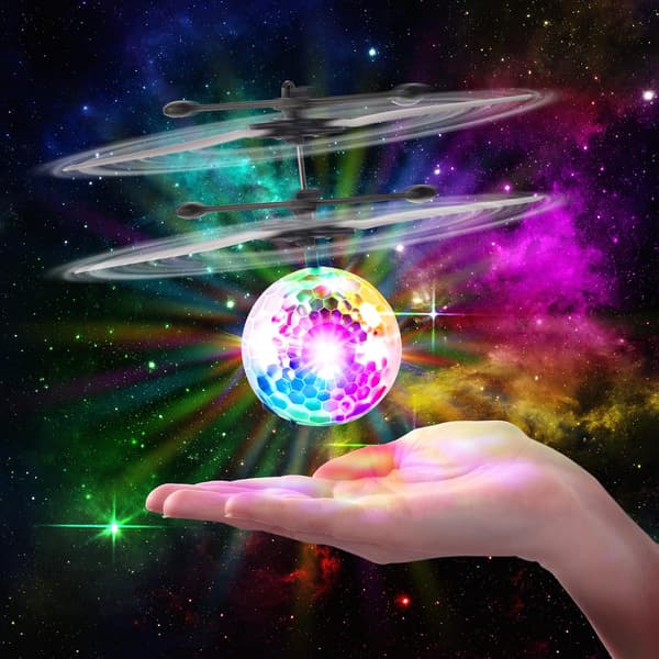 Flying ball, Mini boomerang drone with colorful lights