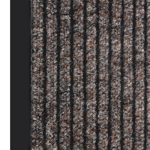 vidaXL Dørmåtte stribet beige 80x120 cm Beige beige
