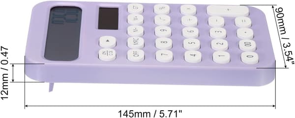 Desktop Calculator, 12-Digit Large LCD Display Standard Function Desktop Calculator Portable Cute Calculator for Home Office